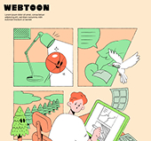 인스타툰 작가되기 이미지