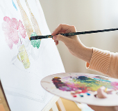 물빛 감성 수채화 이미지