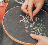 한땀한땀, 프랑스 자수 이미지