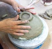 도자기 접시 만들기  이미지