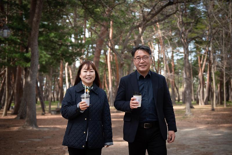 (왼쪽) 오선자 노조위원장 / (오른쪽) 김종필 이사장 사진