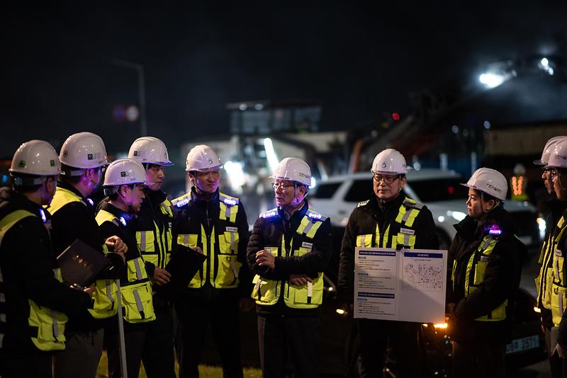 인천시설공단, 송도국제도시 컨벤시아대로 등 9개 노선 도로 포장공사 실시 사진