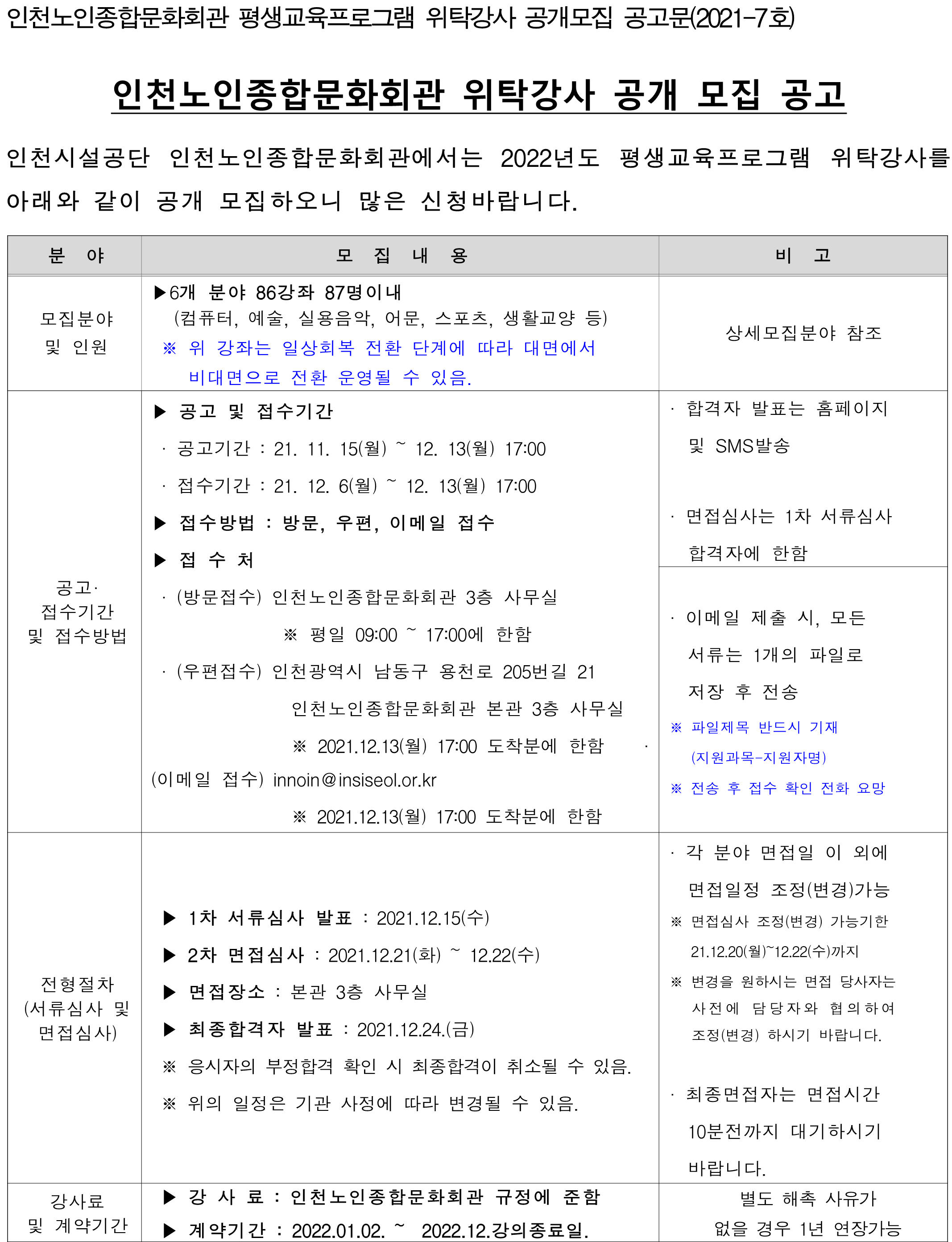 2022년 평생교육프로그램 위탁강사 공개모집 공고문(2021-7호)_1.png